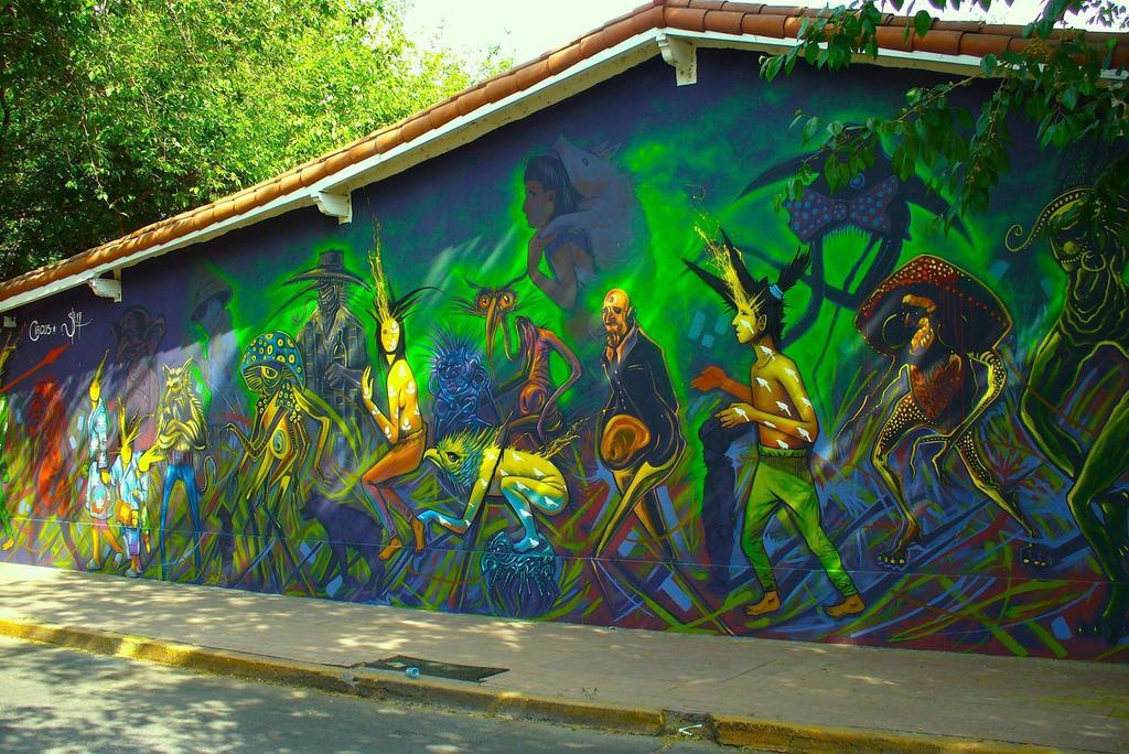 Hostel De Los Artistas Мендоса Экстерьер фото